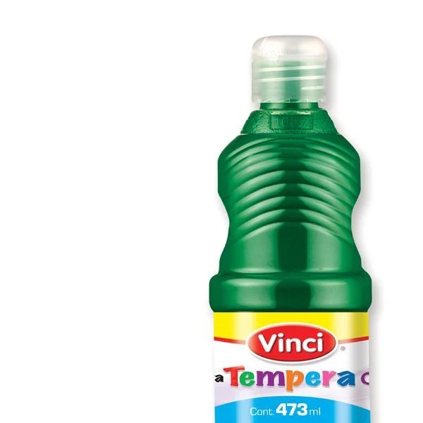 PINTURA TEMPERA VINCI 473ML. VERDE C.12